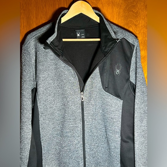 Men’s Size L Spider Full Zip Jacket - Like New - Picture 4 of 11